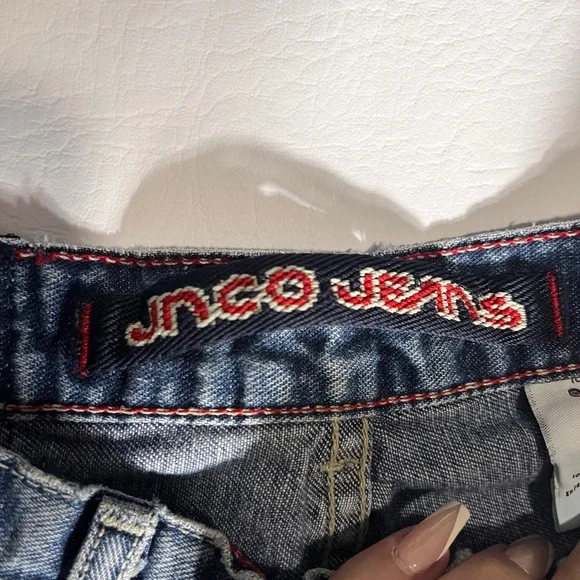 Vintage JNCO Jeans Flare Classic Blue Jeans sz 7